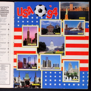 Preview: USA 94 Panini Sticker Album komplett