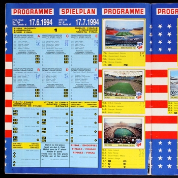 Preview: USA 94 Panini Sticker Album komplett
