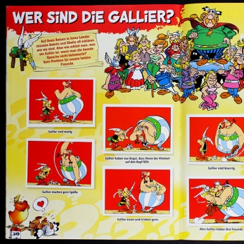 Asterix Egmont sticker album complete
