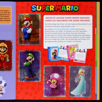 Preview: Super Mario Panini Sticker Album komplett