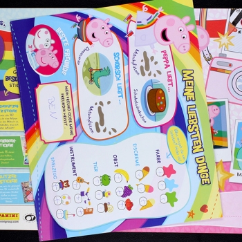 Preview: Peppa Pig Panini Sticker Album komplett