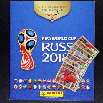 Russia 2018 Panini Leeralbum + M1-M8 Sticker - Portugal Version