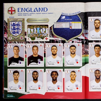 Russia 2018 Panini sticker album complete