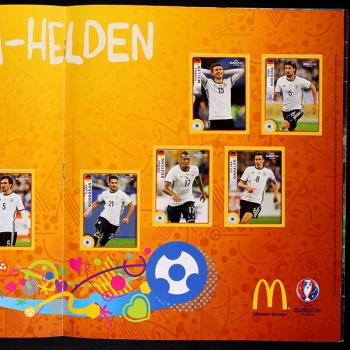 Euro 2016 Panini Sticker Album komplett