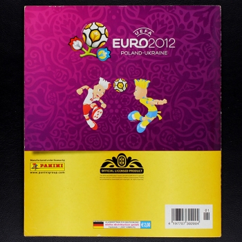 Euro 2012 Panini sticker album complete