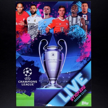 Champions League 2022 Live Topps Sticker Album