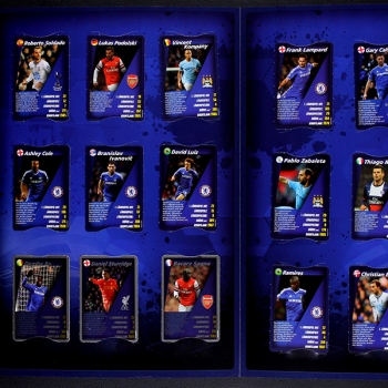 Preview: Fußball Stars Real Cards Album komplett