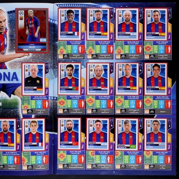 Preview: Champions League 2016 Topps Sticker Album komplett