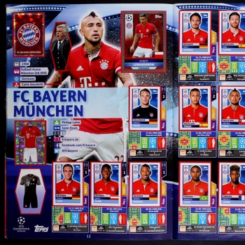 Preview: Champions League 2016 Topps Sticker Album komplett