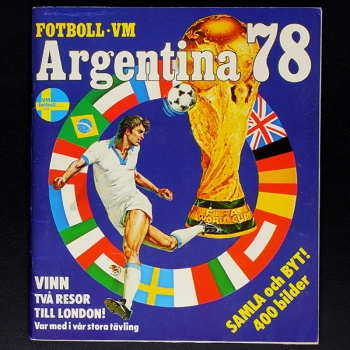Argentina 78 Panini Sticker Album komplett - Fotboll VM Version