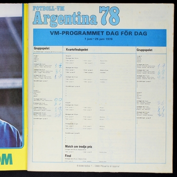 Preview: Argentina 78 Panini Sticker Album komplett - Fotboll VM Version