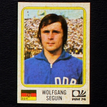 Wolfgang Seguin Sticker No. 124 Panini - München 74