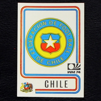 Chile Wappen Sticker No. 130 Panini - München 74
