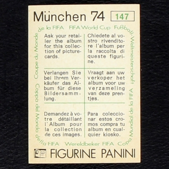 Preview: Brasil Wappen Sticker No. 147 Panini - München 74