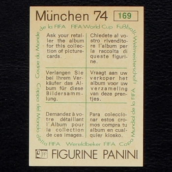 Preview: Leivinha Sticker No. 169 Panini - München 74
