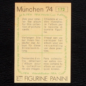 Preview: Zaire Wappen Sticker No. 172 Panini - München 74