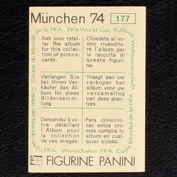 Preview: Mafu Kibonge Sticker No. 177 Panini - München 74