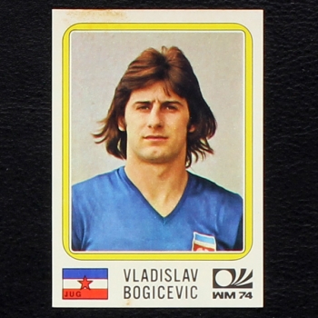 Vladislav Bogicevic Sticker No. 188 Panini - München 74