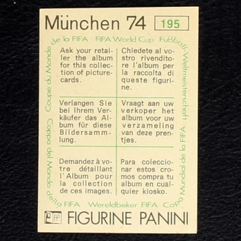 Preview: Ivica Surjak Sticker No. 195 Panini - München 74