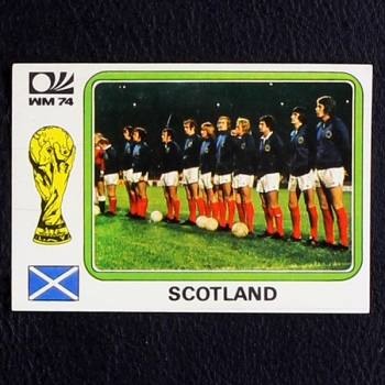 Scotland Mannschaft Sticker No. 199 Panini - München 74