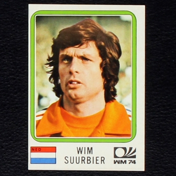 Wim Suurbier Sticker No. 237 Panini - München 74