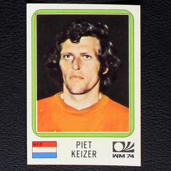 Piet Keizer Sticker No. 247 Panini - München 74