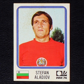 Stefan Aladjov Sticker No. 256 Panini - München 74