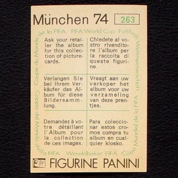 Preview: Atanas Mihailov Sticker No. 263 Panini - München 74