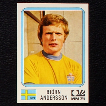 Björn Andersson Sticker No. 274 Panini - München 74
