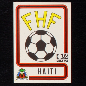Haiti Wappen Sticker No. 308 Panini - München 74