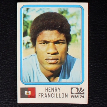 Henry Francillon Sticker No. 311 Panini - München 74