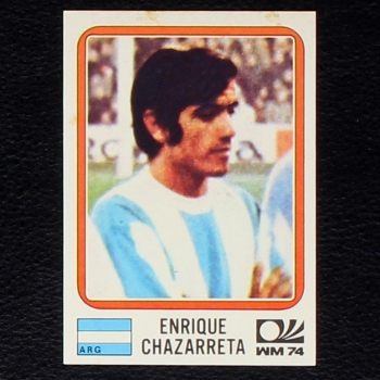 Enrique Chazarreta Sticker No. 326 Panini - München 74