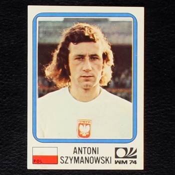 Antoni Szymanowski Sticker No. 339 Panini - München 74