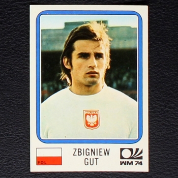 Zbigniew Gut Sticker No. 342 Panini - München 74