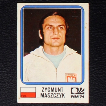 Zygmunt Maszczyk Sticker No. 343 Panini - München 74