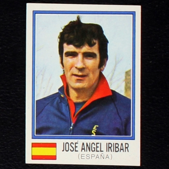 Jose Angel Iribar Sticker No. 371 Panini - München 74