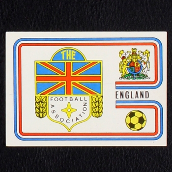 England Wappen Sticker No. 368 Panini - München 74