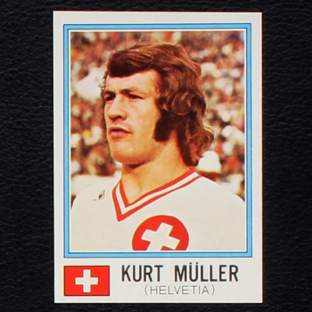 Kurt Müller Sticker No. 382 Panini - München 74