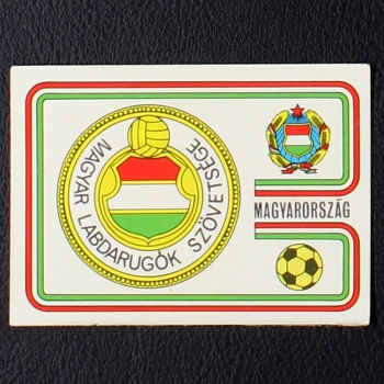 Magyarorszag badge Sticker No. 388 Panini - München 74