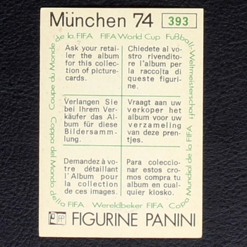 Preview: Österreich Wappen Sticker No. 393 Panini - München 74