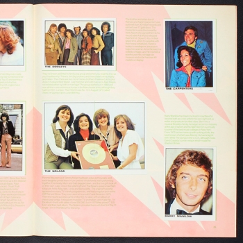 The Rock & Pop Collection Panini sticker album complete