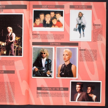 Smash Hits 87 Panini sticker album complete