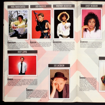 Smash Hits 87 Panini sticker album complete