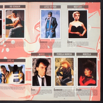 Smash Hits 87 Panini sticker album complete