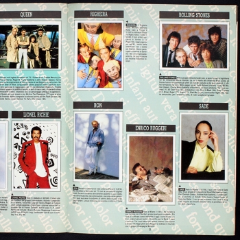 Smash Hits 87 Panini sticker album complete