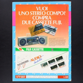 Smash Hits 87 Panini sticker album complete