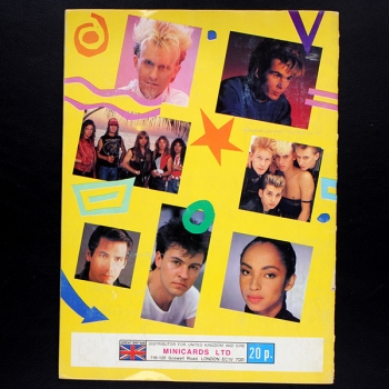 Smash Hits 85 Panini sticker album complete