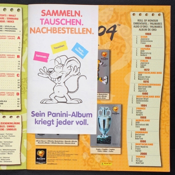 Preview: Euro 2004 Panini Sticker Album komplett