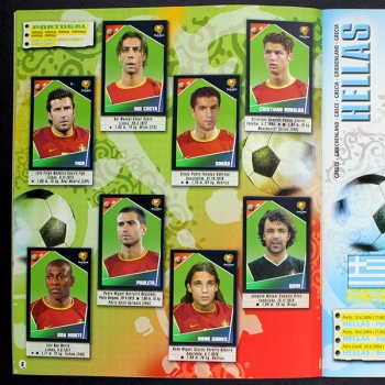 Preview: Euro 2004 Panini Sticker Album komplett