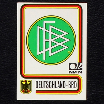Deutschland Wappen Sticker No. 79 Panini - München 74